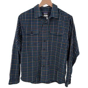 Patagonia‎ Men's Buckshot Plaid Flannel Outdoor Workwear Button Down Small